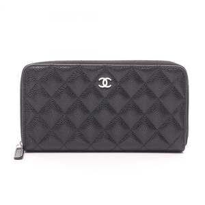 CHANEL Black Leather Wallet